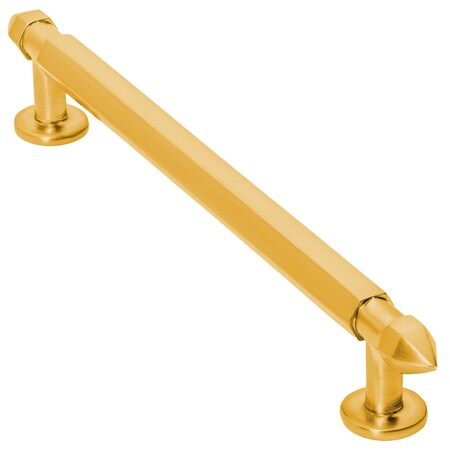 Spire Cabinet Pull, 160mm 6 5/16in Center To Center, Brushed Gold